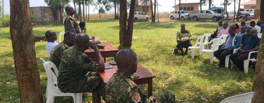 Baraza session organized by UPDF at the district Headquarters as part of Tarehe Sita celebrations in greater Masaka region. Baraza session organised by UPDF at the district Headqarters as part of Tarehe Sita celebrations in greater Masaka region.