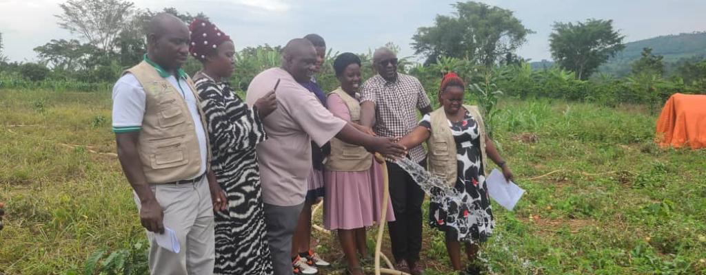 Commissioning of UGFIT Micro Irrigation Scheme at Kalungu District Commissioning of UGFIT Micro Irrigation Scheme at Kalungu District